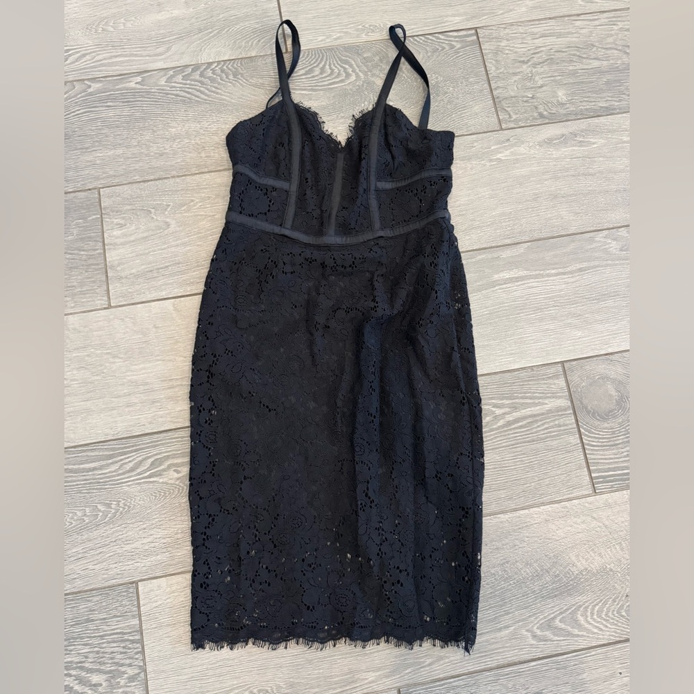 Express lace midi dress size 2